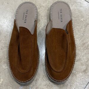 Ted Baker Tan Suede Men's Slip-Ons